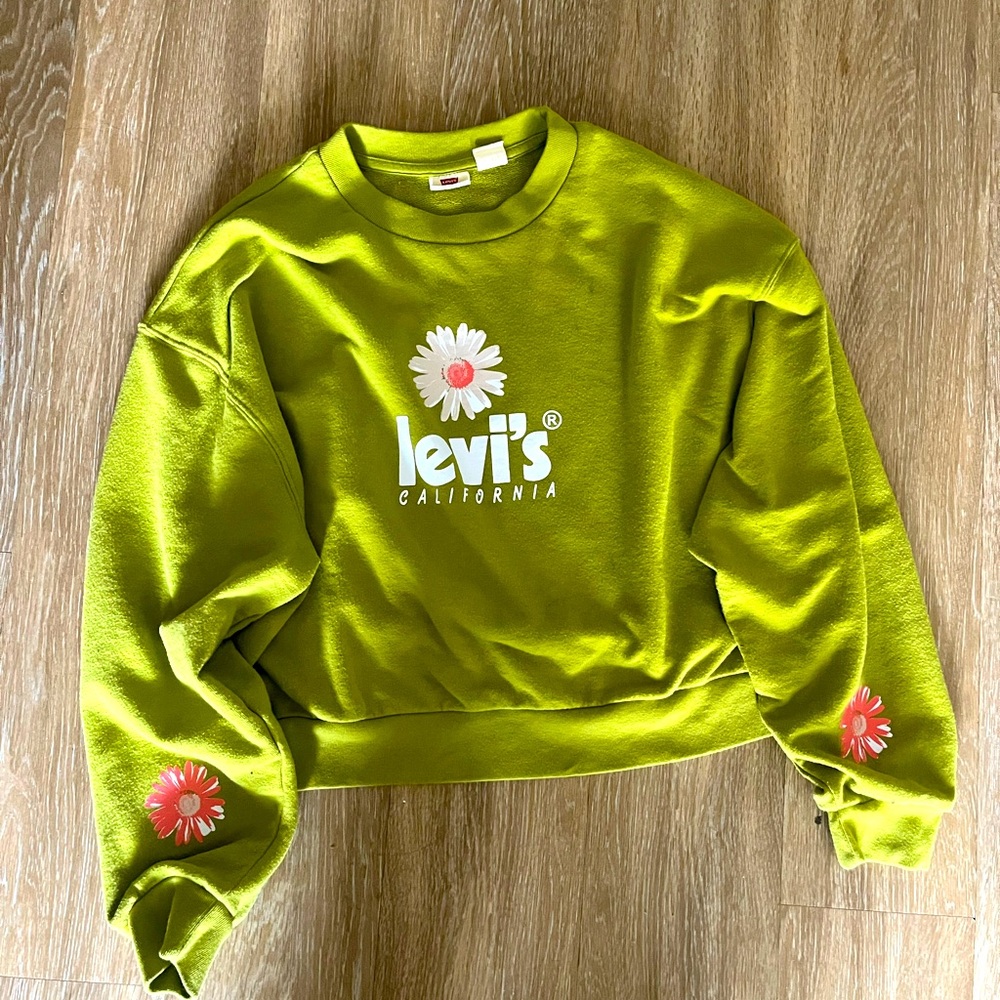Levis vintage cropped sweatshirt